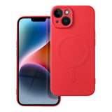 Silikon MagSafe Case iPhone 14 Rot Magnetisch - MIZO.at