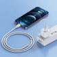 Pioneer Lightning Datenkabel 1 m – 2,4 A Nylon & Aluminium Weiß - MIZO.at