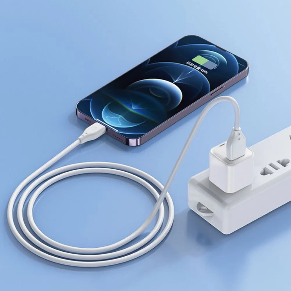 Pioneer Series Lightning Data Cable | 2.4A, 1m, White - MIZO.at