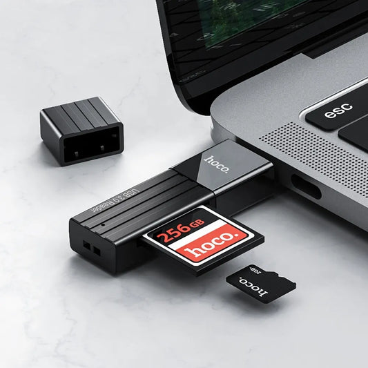 Hoco USB 3.0 Kartenleser – 2-in-1 SD/TF Karten Adapter - MIZO.at
