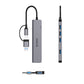 Orico YSA7-U3 7-Port USB-C/USB-A Hub Grau 5 Gbit/s - MIZO.at