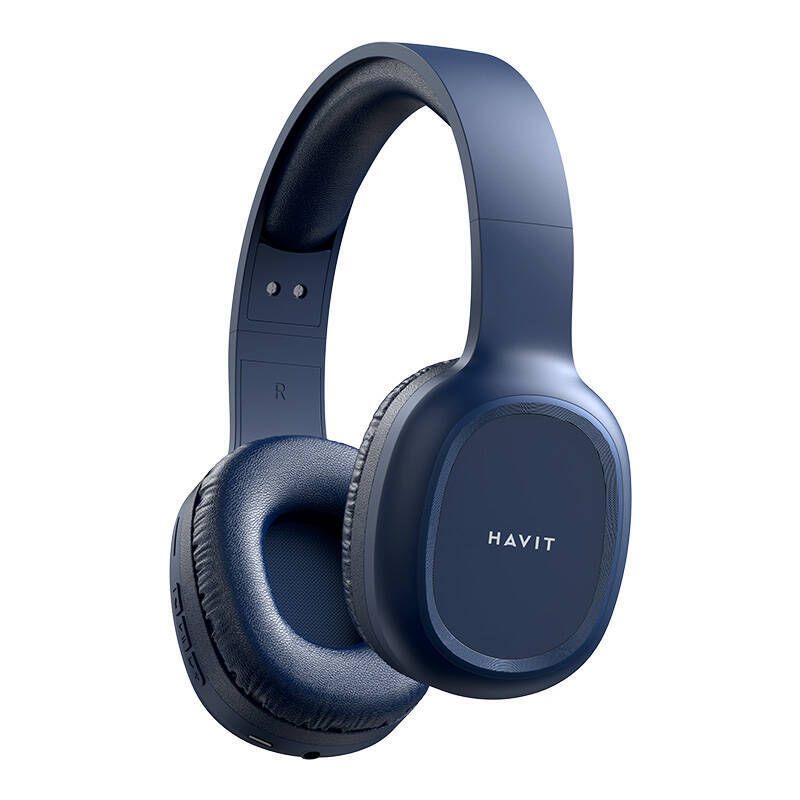 Havit H2590BT Pro Wireless Gaming Headphones | Comfort & Sound in Blue - MIZO.at