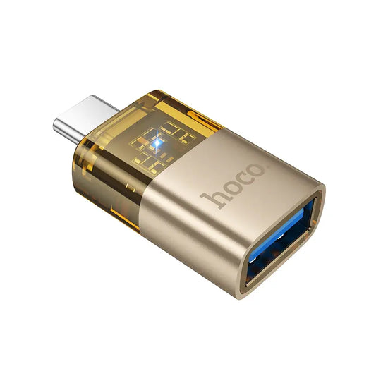 HOCO UA36B OTG Adapter Type-C to USB-A – Gold - MIZO.at