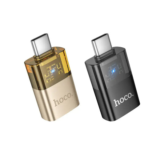 HOCO UA36B OTG Adapter Type-C auf USB-A – Gold, Aluminium - MIZO.at