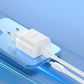 Dudao A20EU 18W USB-A Schnellladegerät Weiß + USB-C Kabel Set - MIZO.at