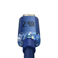 Lightning Crystal Shine Kabel, 2 m Blau – 2,4A Schnellladen & Glanz Design - MIZO.at