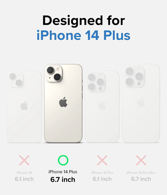 iPhone 14 Plus Fusion Case Matt-Durchsichtig – Fingerabdruck-resistent - MIZO.at