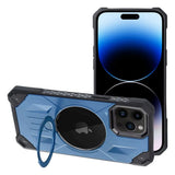 Armor Mag Cover Case iPhone 14 Pro Max – Blau Magnetisch Robust - MIZO.at