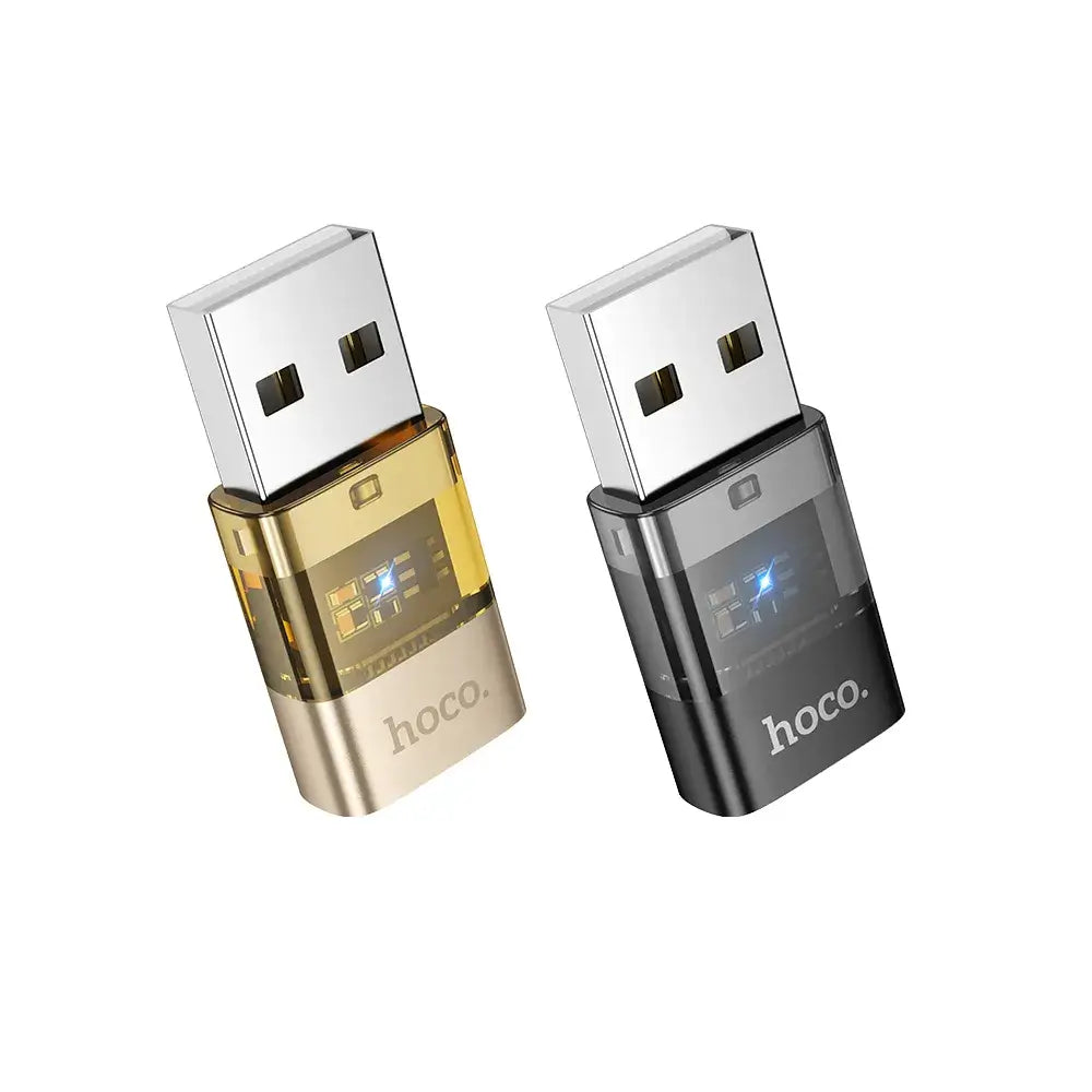 HOCO UA36C USB-A to Type-C Adapter – Gold - MIZO.at