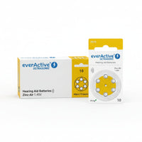 everActive ULTRASONIC 10 Batteries 6er Pack Hearing Aid - MIZO.at