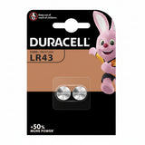 2er Pack Duracell LR43 / G12 Alkaline Knopfzellen 1,5 V - MIZO.at