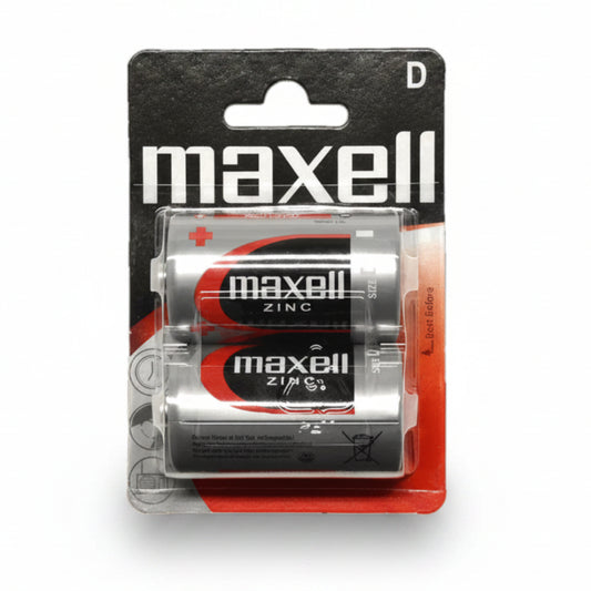 Maxell D Batterie R20 1,5V Mono Zink-Kohle – 2er Pack - MIZO.at