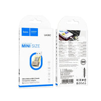 HOCO UA36C USB-A to Type-C Adapter – Gold - MIZO.at