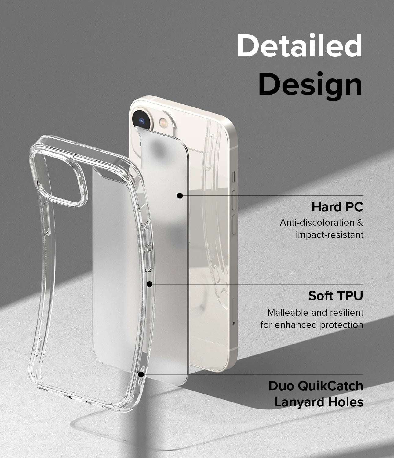 iPhone 14 Plus Fusion Case | Matte Clear & Fingerprint-Resistant - MIZO.at