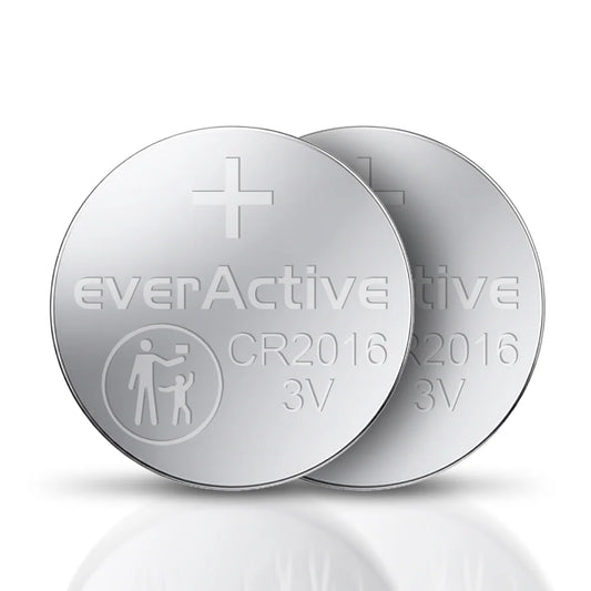 5er Pack everActive CR2016 Lithium Knopfzellen 3 V - MIZO.at