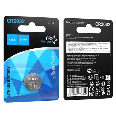 Hoco DLR08 CR2032 Lithium Knopfzelle 3 V Einzelbatterie - MIZO.at