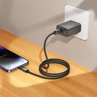 HOCO X112 Type-C to Lightning Cable 27W with Display – Black