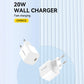 Wozinsky CMWCS 20W USB-C PD Schnellladegerät Weiß - MIZO.at