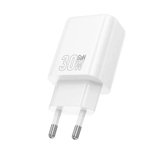 HOCO 30W USB-C Wandladegerät N62 Weiß – Power Delivery Schnellladung - MIZO.at