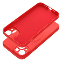 Silikon MagSafe Case iPhone 14 Rot Magnetisch - MIZO.at
