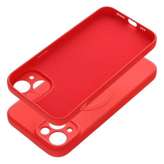 Silikon MagSafe Case iPhone 14 Rot Magnetisch - MIZO.at