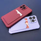 iPhone 12 Pro Card Wallet Rot – Airbag Armor Case - MIZO.at