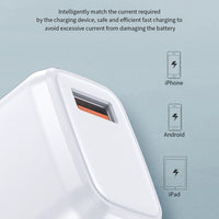 Jellico Wall Charger | 22.5W QC3.0 Fast Charging USB Adapter A77 - MIZO.at