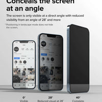 iPhone 14 Plus/13 Pro Max Privacy Glass | 9H Anti-Spy Protection - MIZO.at