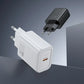 HOCO 30W USB-C Wandladegerät N62 Weiß – Power Delivery Schnellladung - MIZO.at