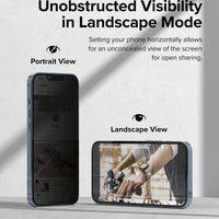 iPhone 14 Plus/13 Pro Max Privacy Glass | 9H Anti-Spy Protection - MIZO.at