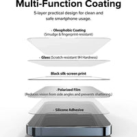 iPhone 14 Plus/13 Pro Max Privacy Glass | 9H Anti-Spy Protection - MIZO.at