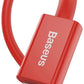 Lightning Schnellladekabel, 1 m Rot – 2,4A Kompakt Ladekabel - MIZO.at