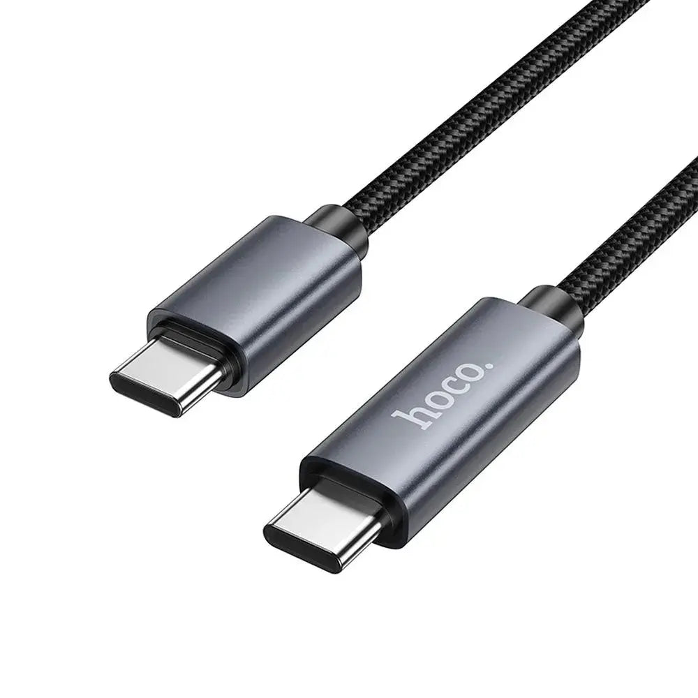 HOCO X112 Type-C to Type-C Cable 60W with Display – Black - MIZO.at