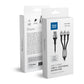 Blue Star 3-in-1 Ladekabel – Vielseitig Langlebig Schnellladung - MIZO.at