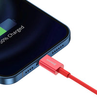 Lightning Fast Charging Cable 2.4A | 1M Red - MIZO.at