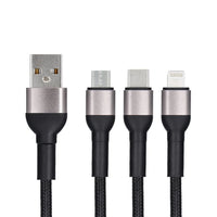 Blue Star 3-in-1 Charging & Data Cable | Versatile & Durable - MIZO.at