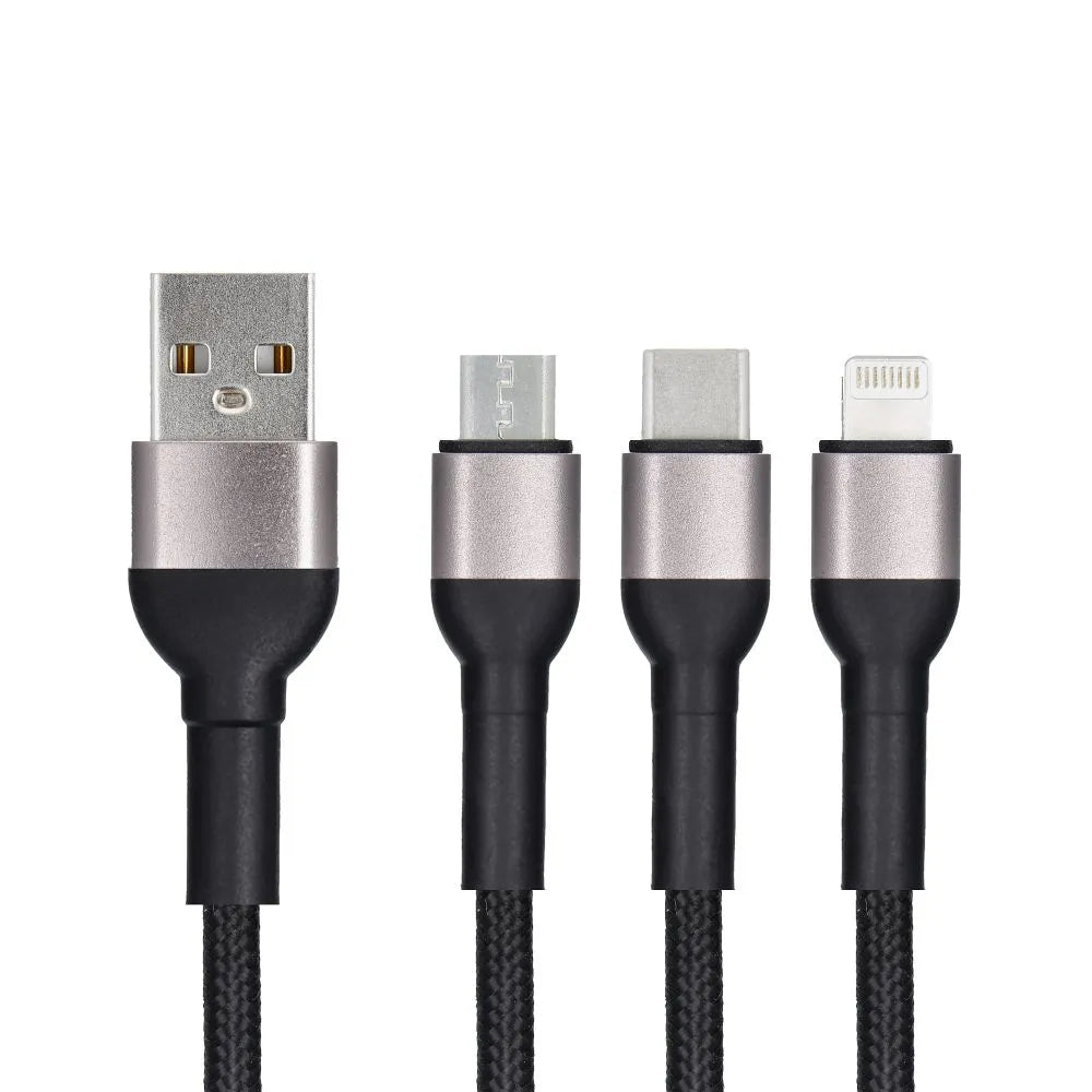 Blue Star 3-in-1 Charging & Data Cable | Versatile & Durable - MIZO.at