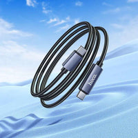 HOCO X112 Type-C to Type-C Cable 60W with Display – Black