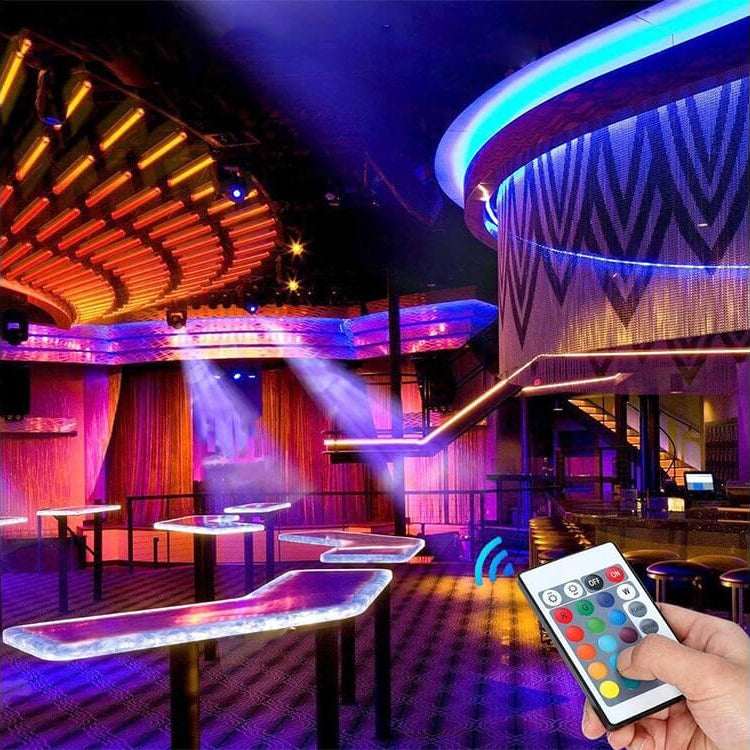 SMD5050 RGB LED-Lichtleiste 4,5 m IP65 – Fernbedienung - MIZO.at