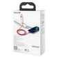 Lightning Schnellladekabel, 1 m Rot – 2,4A Kompakt Ladekabel - MIZO.at