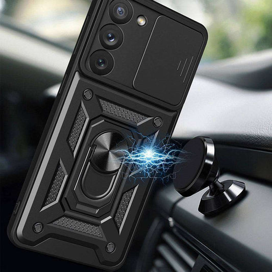 Samsung Galaxy S23 Hybrid Armor CamShield Case | Sliding Kamera-Cover - MIZO.at
