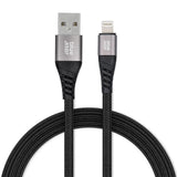 Blue Star Lightning Kabel – 1,2m Schwarz Schnellladung Datensync - MIZO.at