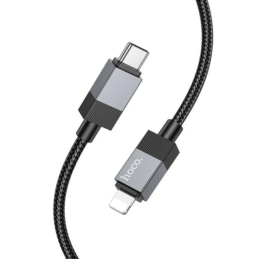 HOCO X110 Ladekabel Type-C auf Lightning 27W PD – 1m Schwarz - MIZO.at