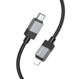 HOCO X110 Ladekabel Type-C auf Lightning 27W PD – 1m Schwarz - MIZO.at