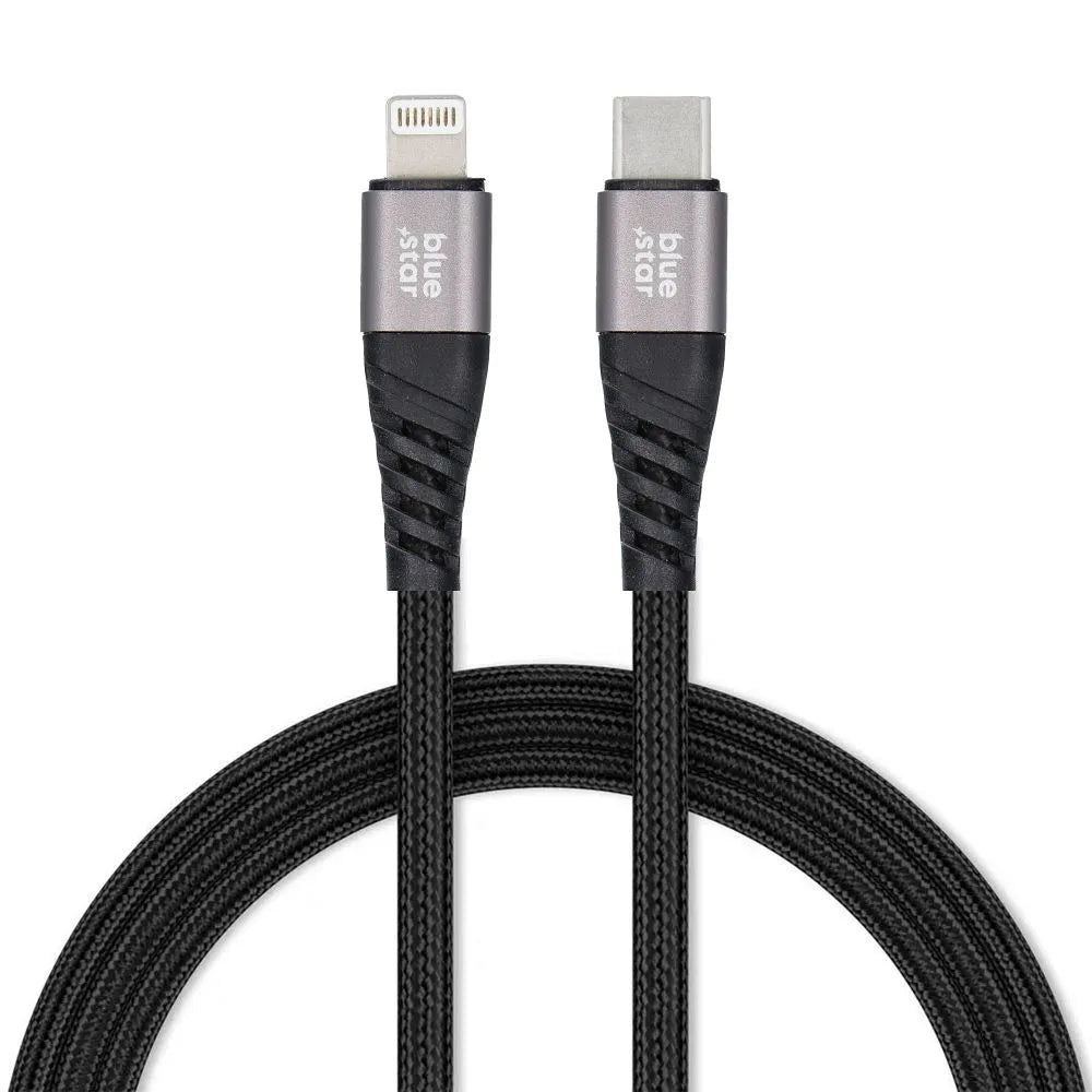 Blue Star USB-C to Lightning Cable 1.2m | Fast Charging & Data Transfer - MIZO.at