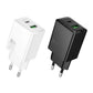 Hoco Ladegerät USB-A + USB-C QC3.0 PD 30W Schwarz N71 - MIZO.at