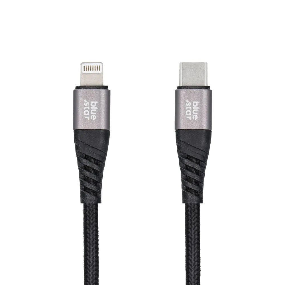 Blue Star USB-C to Lightning Cable 1.2m | Fast Charging & Data Transfer - MIZO.at