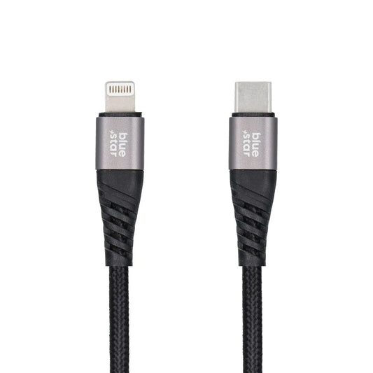 Blue Star USB-C to Lightning Cable 1.2m | Fast Charging & Data Transfer - MIZO.at