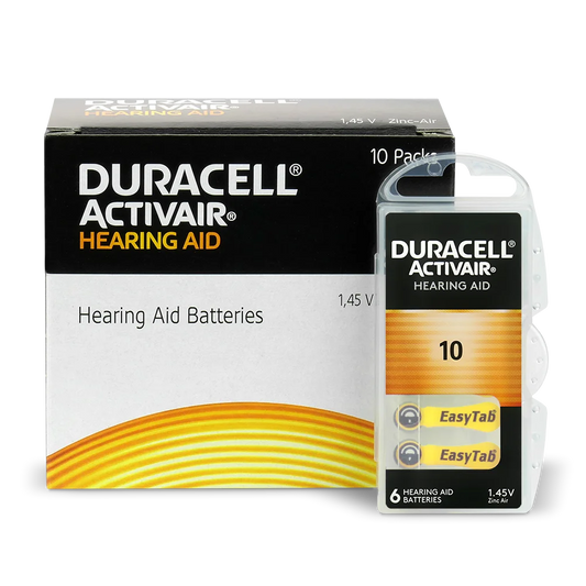 Duracell ActivAir 10 Batteries 6er Pack Made in Germany - MIZO.at