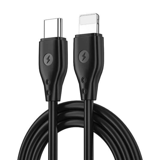 30W USB-C to Lightning Cable | Pioneer Series, 1m, Black - MIZO.at